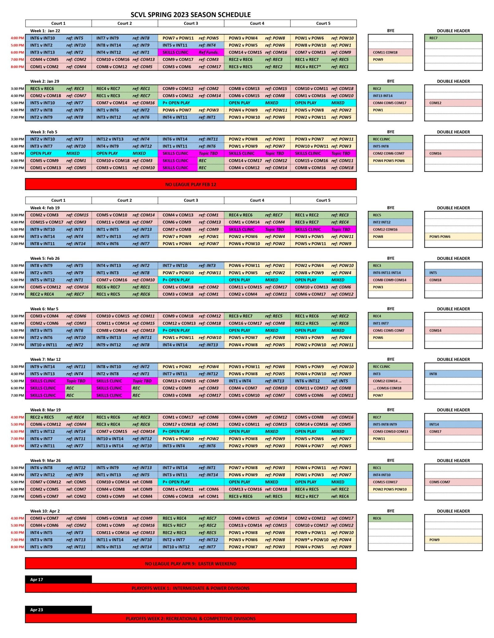 Printable 2024 Nebraska Volleyball Schedule